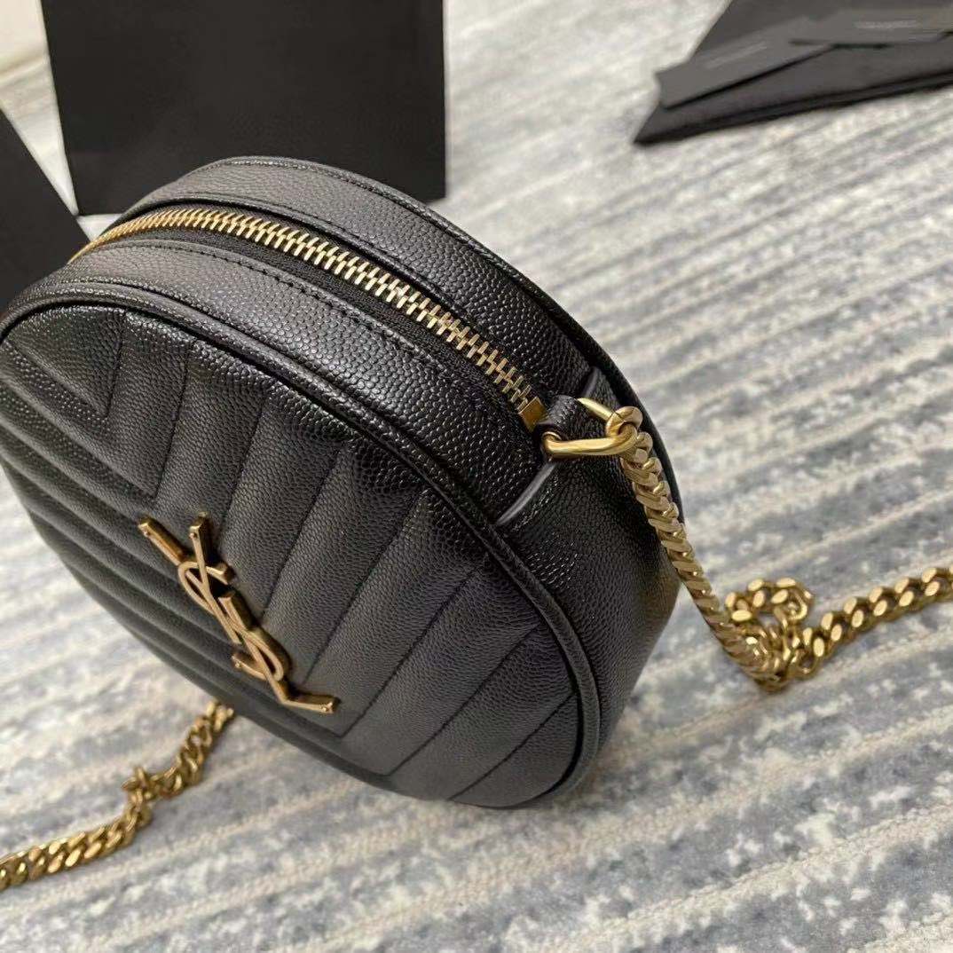 Saint Laurent 생로랑 모노그램 라운드 탬버린백 1GF07