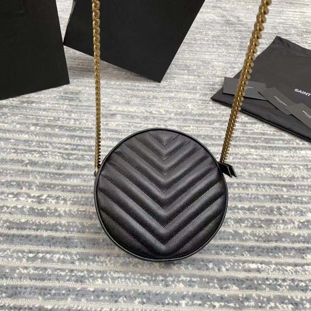 Saint Laurent 생로랑 모노그램 라운드 탬버린백 1GF07