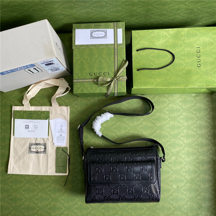 GUCCI 구찌 GG 엠보스 메신저백 658565