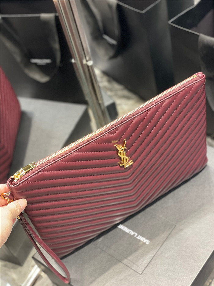 Saint Laurent   생로랑 클러치 금장 라지