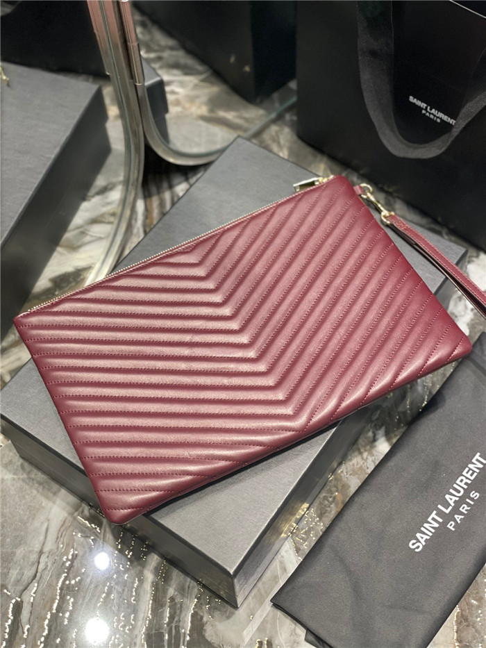 Saint Laurent   생로랑 클러치 금장 라지