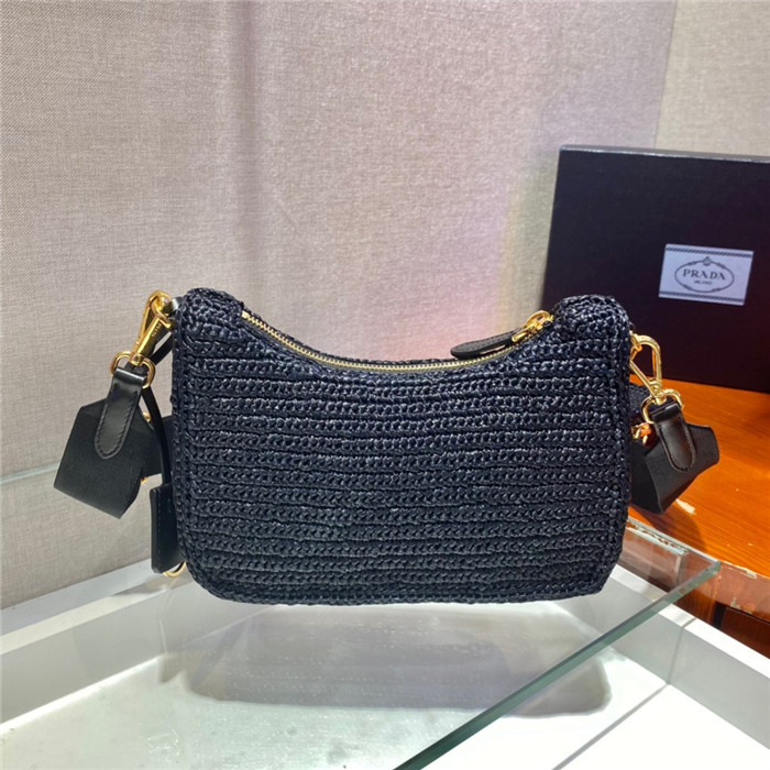 PRADA 프라다 테수토 체인 스트랩 호보백 1BH204