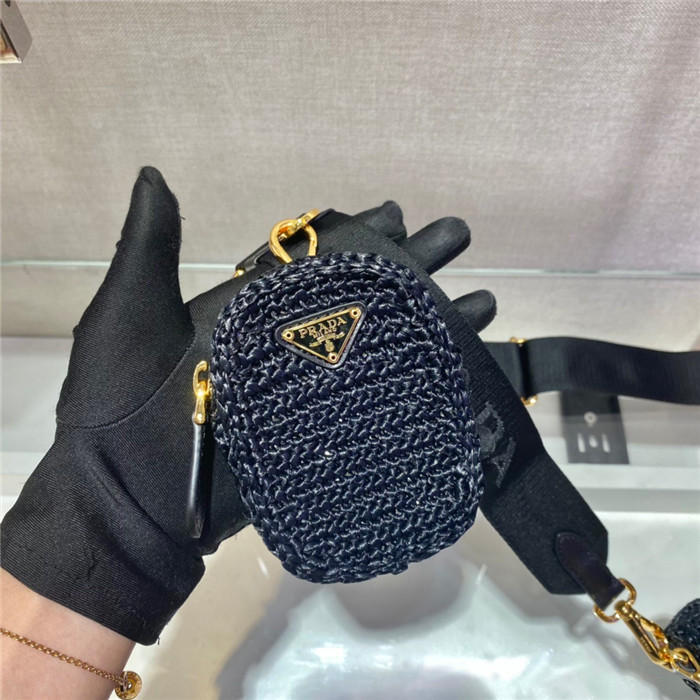 PRADA 프라다 테수토 체인 스트랩 호보백 1BH204