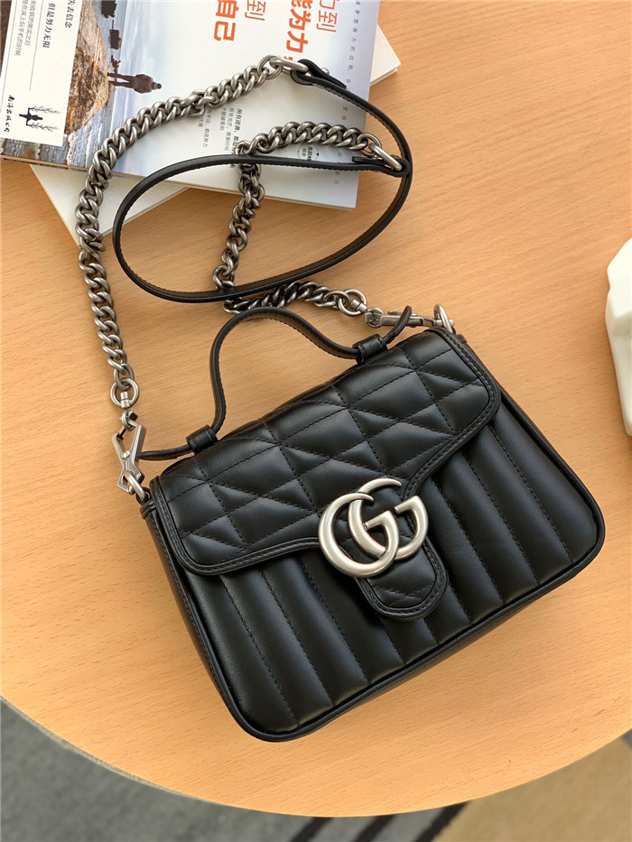GUCCi 구찌 GG마몽 마틀라세 탑 핸들 58357