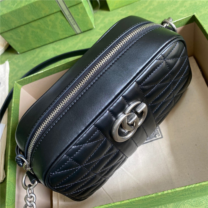 GUCCi 구찌 GG 마몬트 마틀라세 스몰 숄더백 447632