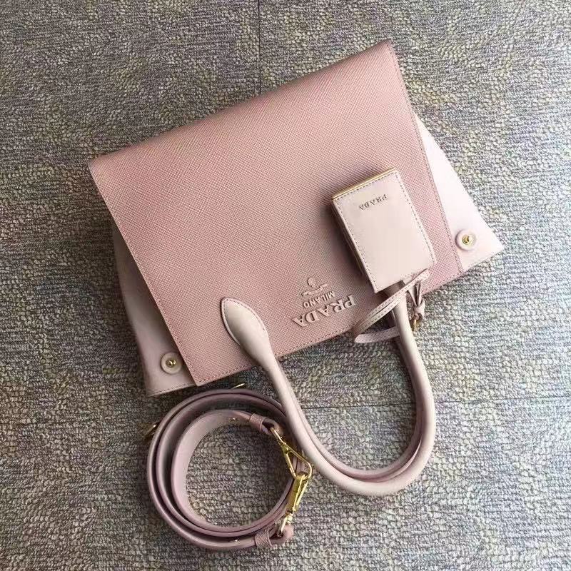 PRADA 프라다 18SS 사피아노 모노크롬 핑크 MONOCHROME 1BA156