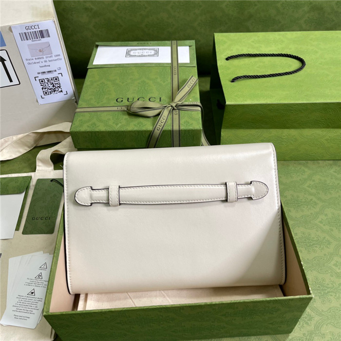GUCCI  구찌 더블 G 디테일 플랩 클러치백 648935
