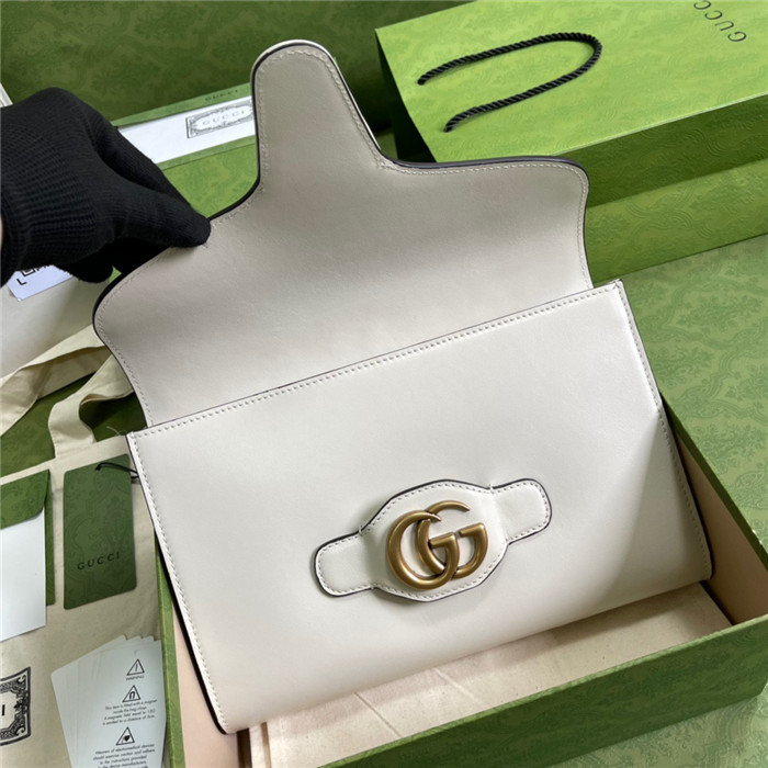 GUCCI  구찌 더블 G 디테일 플랩 클러치백 648935
