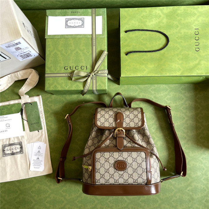 GUCCI   구찌 인터로킹 G 백팩 674147