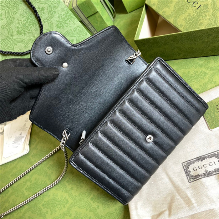 GUCCI   구찌 마몬트 마틀라세 미니 체인백 474575