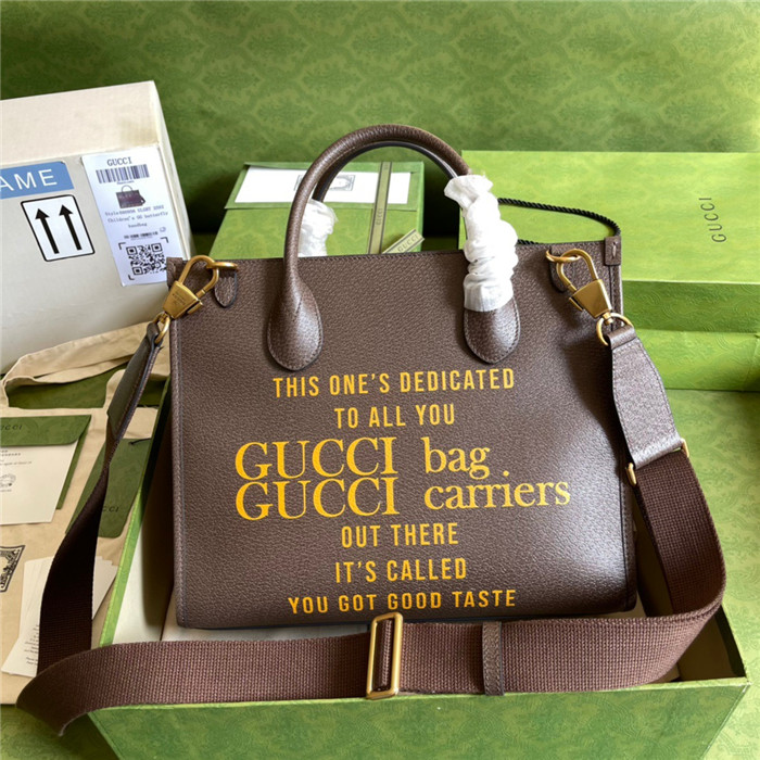 GUCCI   구찌 100 스몰 토트백 680956