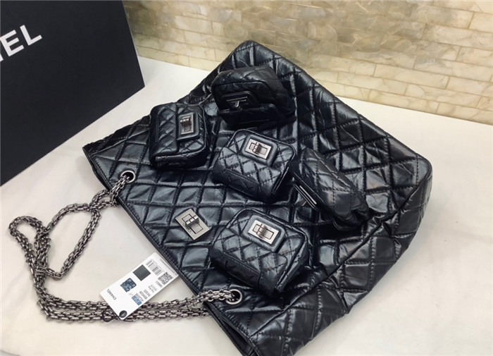 CHANEL 샤넬 빈티지 쇼핑백 AS25800