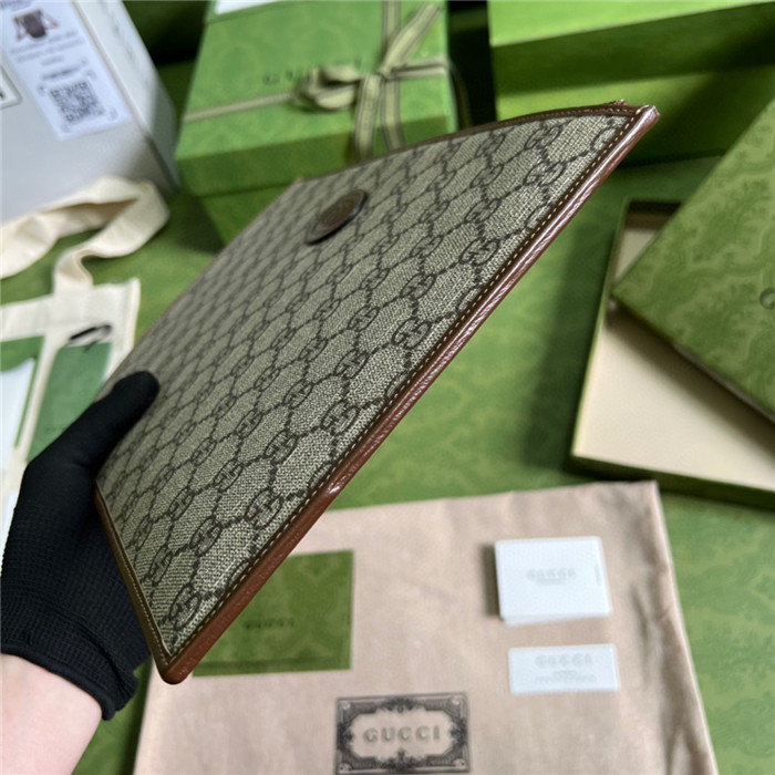 GUCCI 구찌 인터로킹 클러치 672953