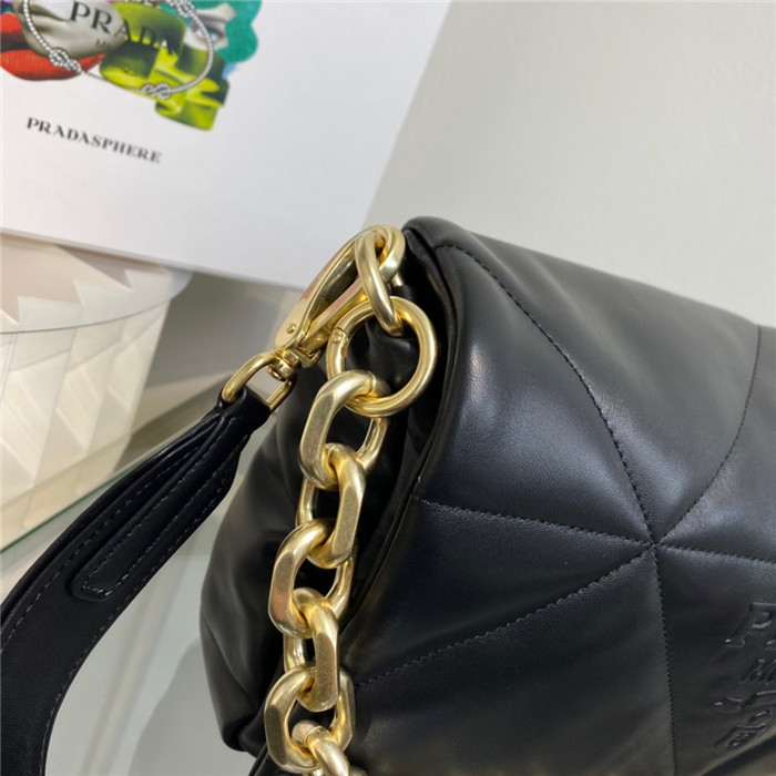 PRADA 프라다 패치워크 트라이앵글 로고 숄더백 1BD306