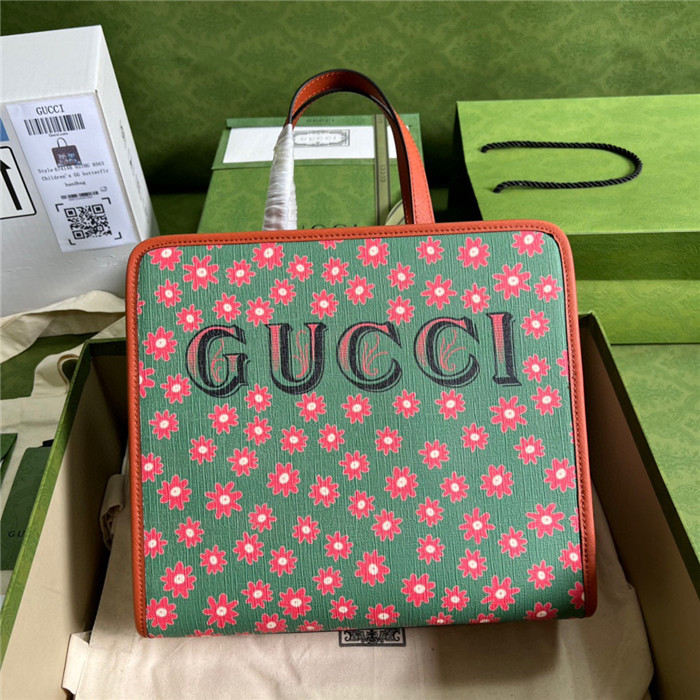 GUCCI  구찌 수프림 프린트 토트백 605614