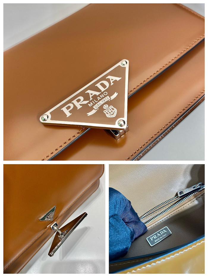PRADA 프라다 삼각로고 숄더백 1BD32