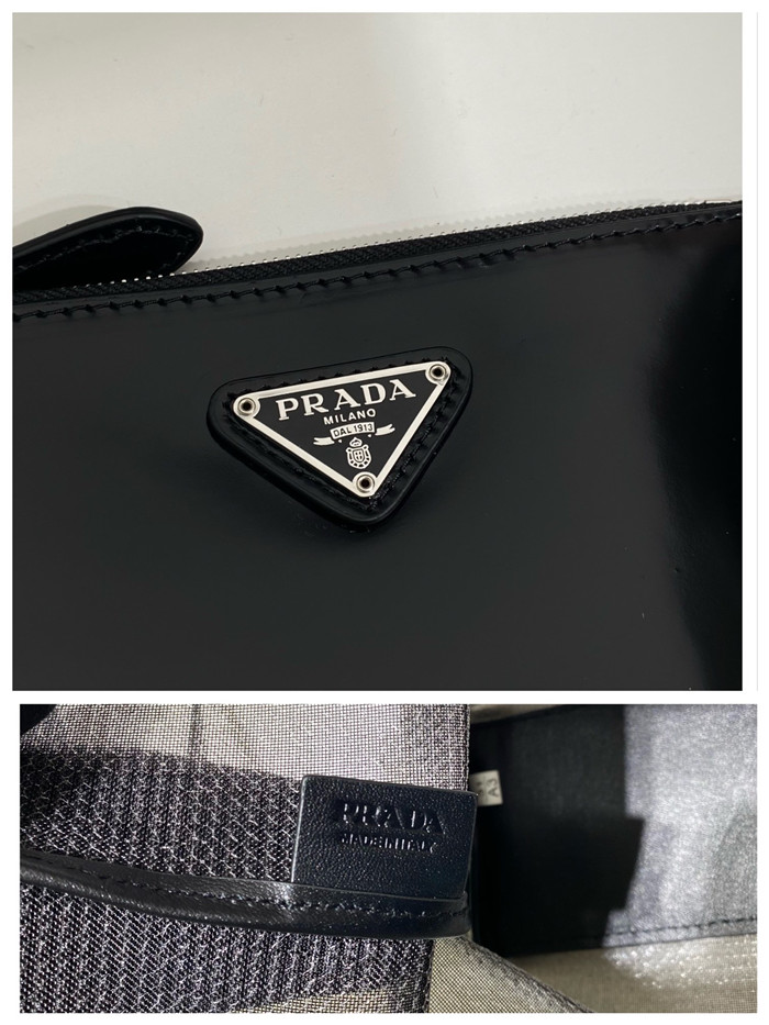 PRADA 프라다 스몰 스팽글 메쉬 카바스백 1BG417