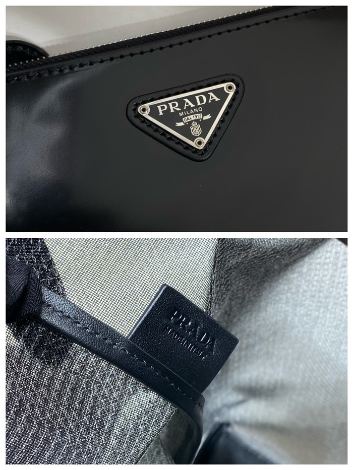 PRADA 프라다 라지 스팽글 메쉬 카바스백 1BG416