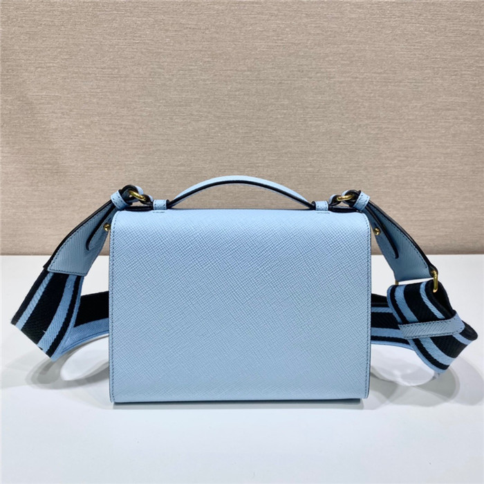 PRADA 프라다 모노크롬 사피아노 숄더백 1BD317