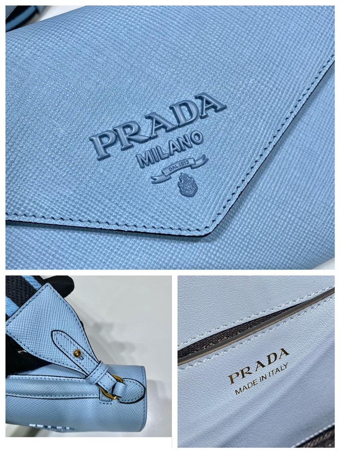 PRADA 프라다 모노크롬 사피아노 숄더백 1BD317
