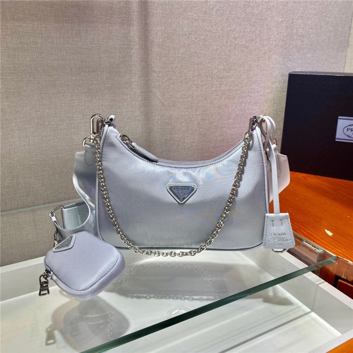 PRADA   프라다 나일론 호보백 1BH204 (신상컬러)