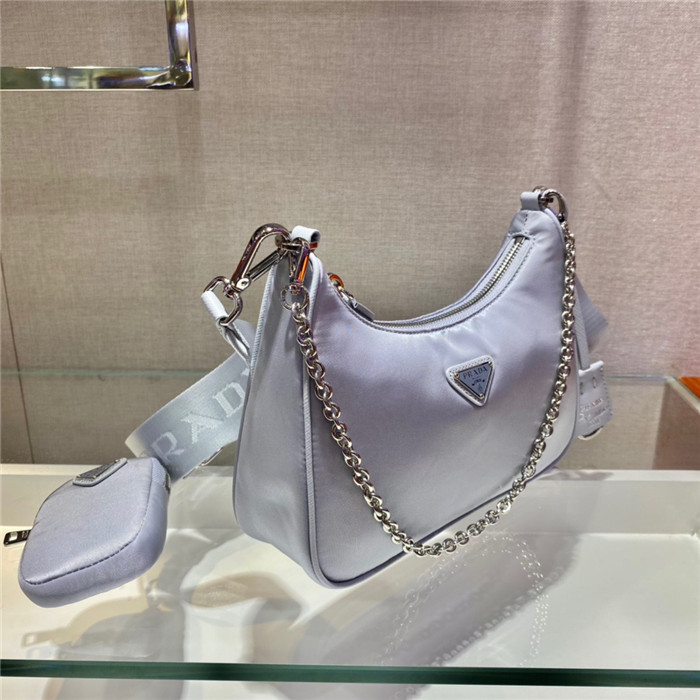 PRADA   프라다 나일론 호보백 1BH204 (신상컬러)