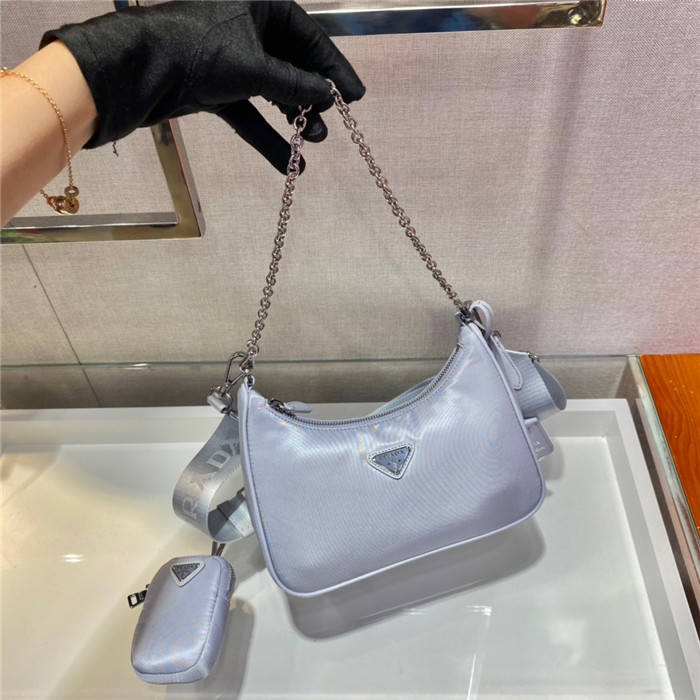 PRADA   프라다 나일론 호보백 1BH204 (신상컬러)