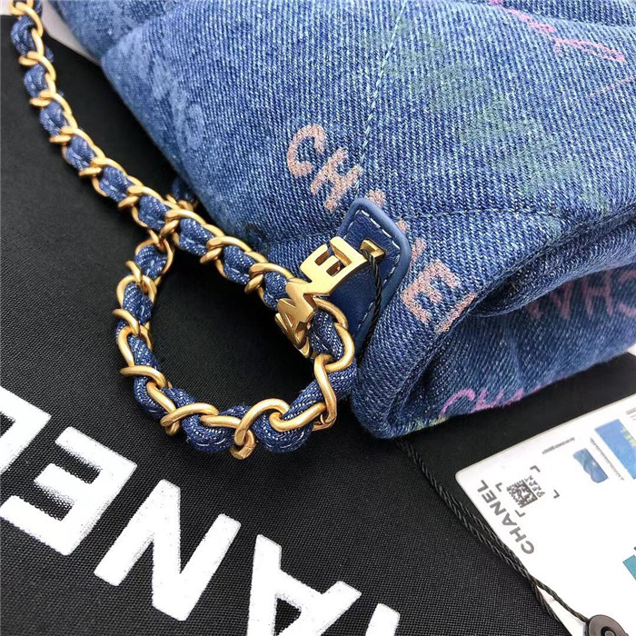 Chanel  샤넬 데님 플랩백 C69010