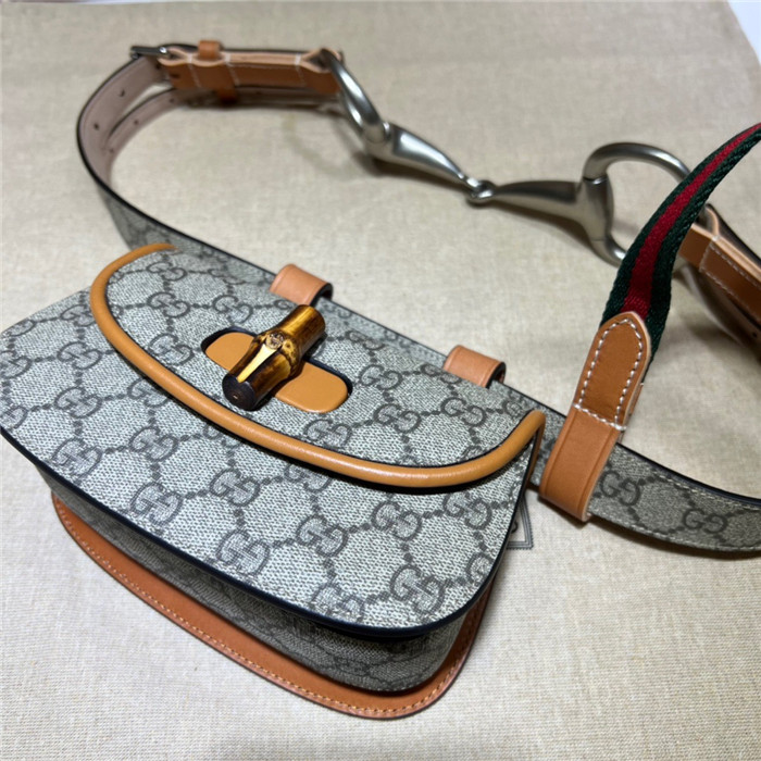 GUCCI 구찌 뱀부 1947 미니 벨트백 681137