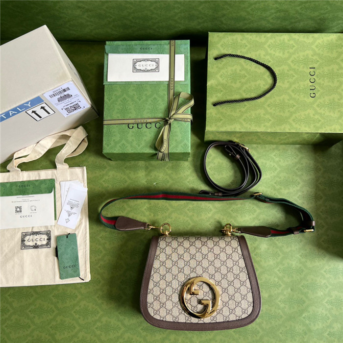 GUCCI 구찌 라운드 인터로킹 G 미디움 숄더백 699210