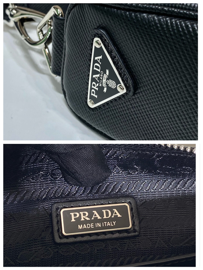PRADA  프라다 사파이노 레더 트라이앵글백 2VH155