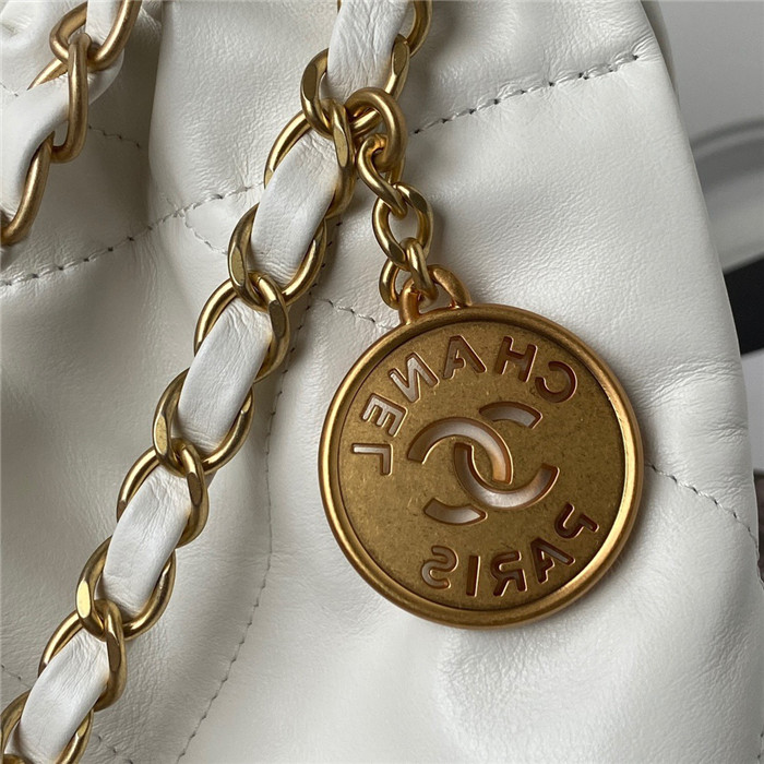 CHANEL 샤넬 샤이니 카프스킨 골드메탈 핸드백 AS3261