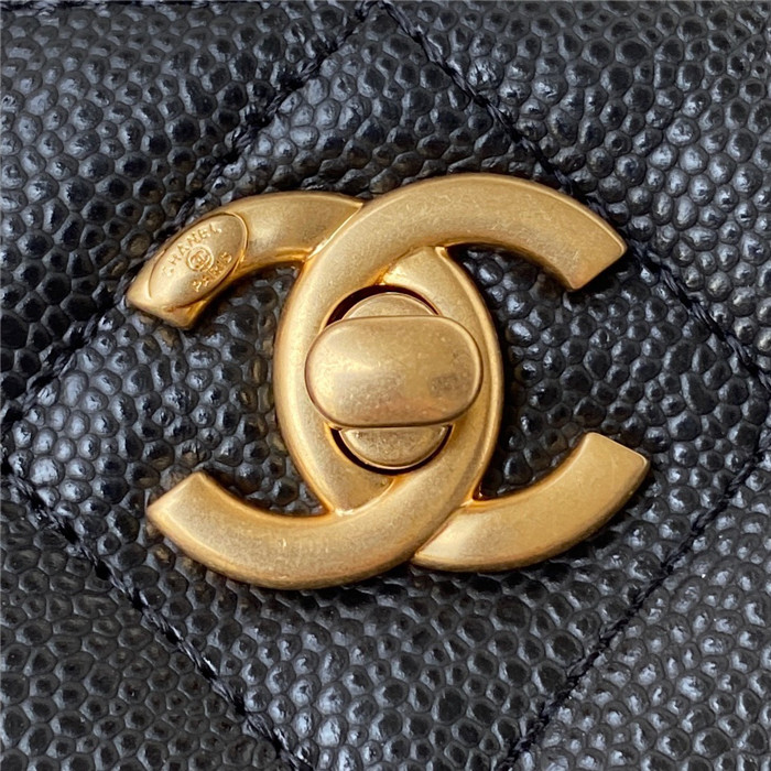  Chanel 샤넬 스몰 로고 케비어 호보백 AS3223