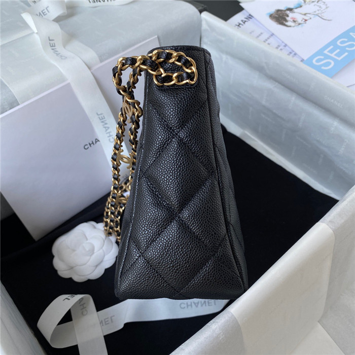  Chanel 샤넬 스몰 로고 케비어 호보백 AS3223