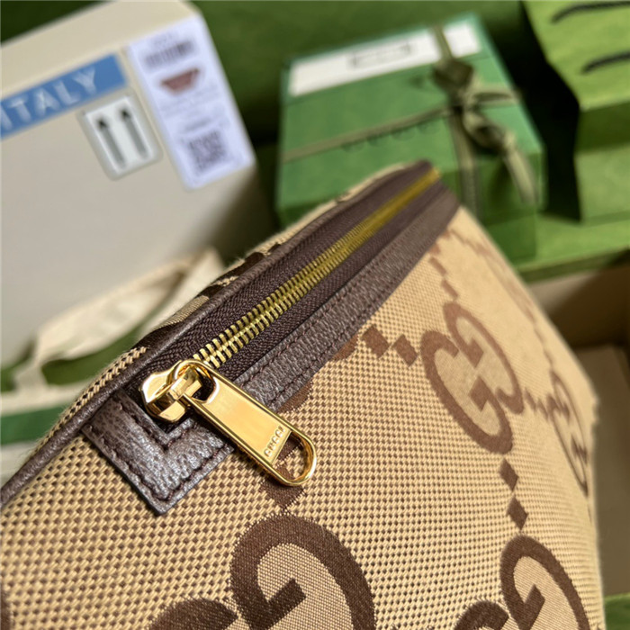GUCCI  구찌 GG 캔버스 점보 GG 벨트백 696031