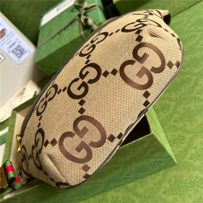 GUCCI  구찌 GG 캔버스 점보 GG 벨트백 696031