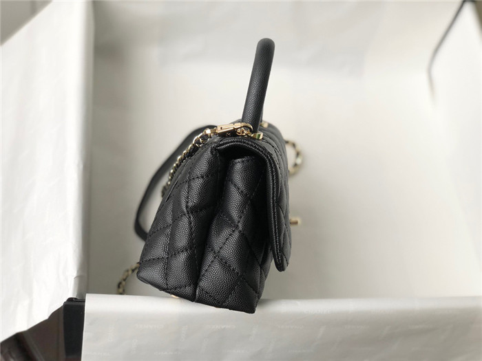  Chanel  샤넬 미니 코코핸들 캐비어 AS2215