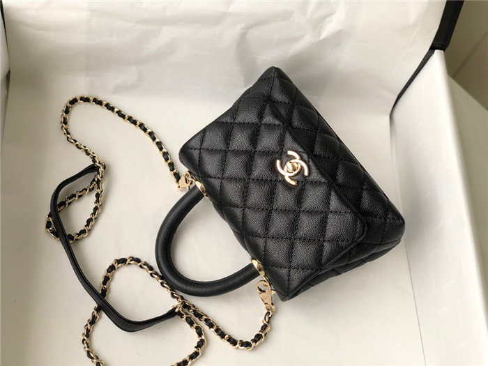  Chanel  샤넬 미니 코코핸들 캐비어 AS2215
