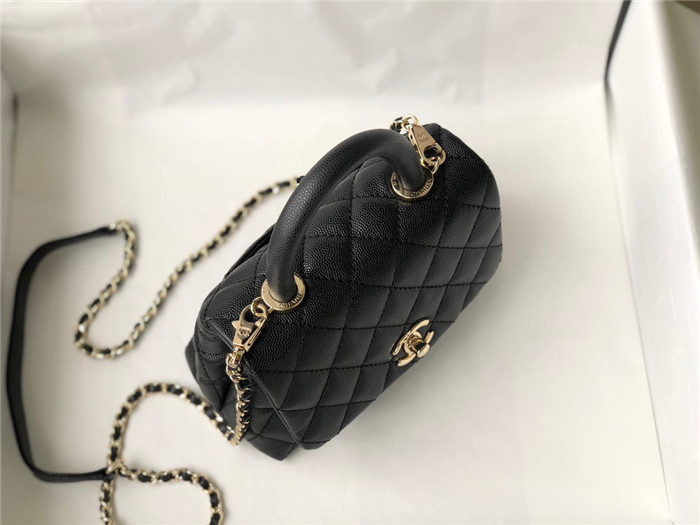  Chanel  샤넬 미니 코코핸들 캐비어 AS2215