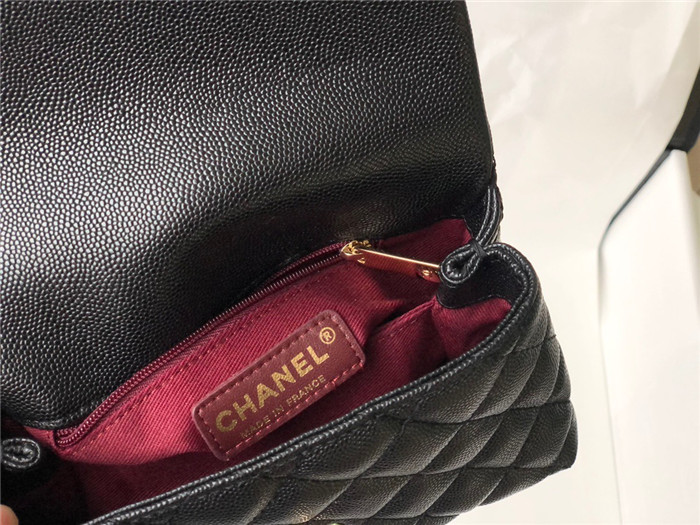  Chanel  샤넬 미니 코코핸들 캐비어 AS2215