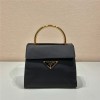 PRADA   프라다 빈티지 포코노 메탈 탑핸들 토트백 1BH608