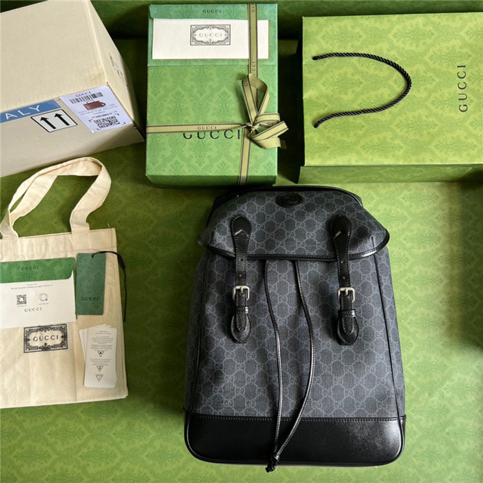 GUCCI 구찌 인터로킹 G 미디엄 백팩 696013