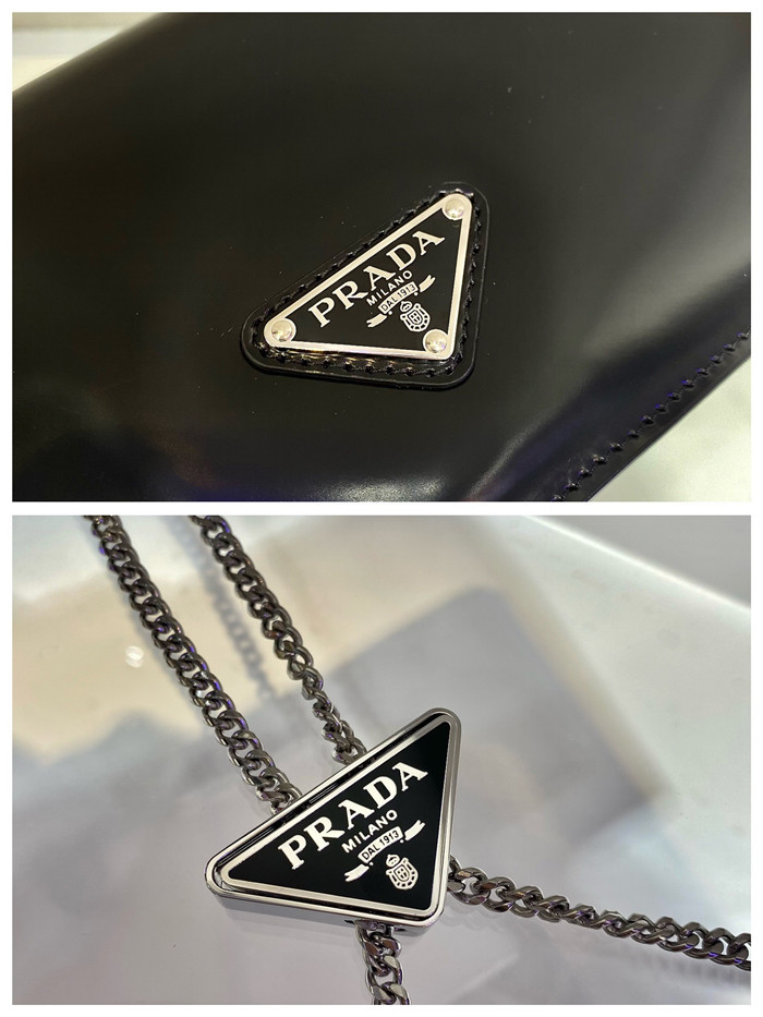 PRADA 프라다 브러시드 체인 숄더백 1BD307