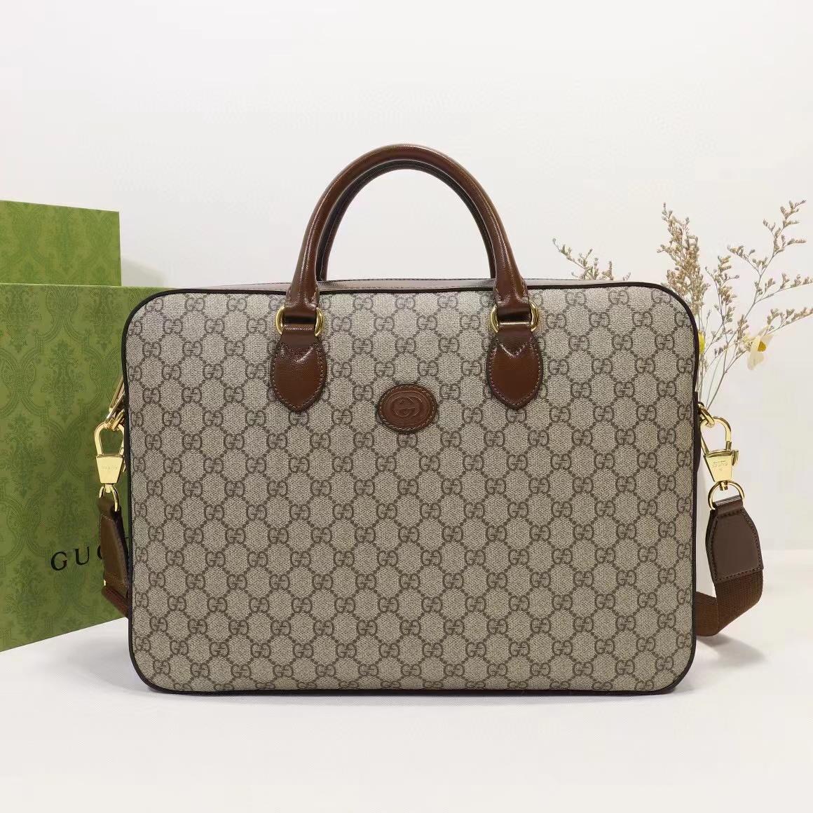  Gucci 구찌 인터로킹 GG 브리프케이스 서류가방 케이스