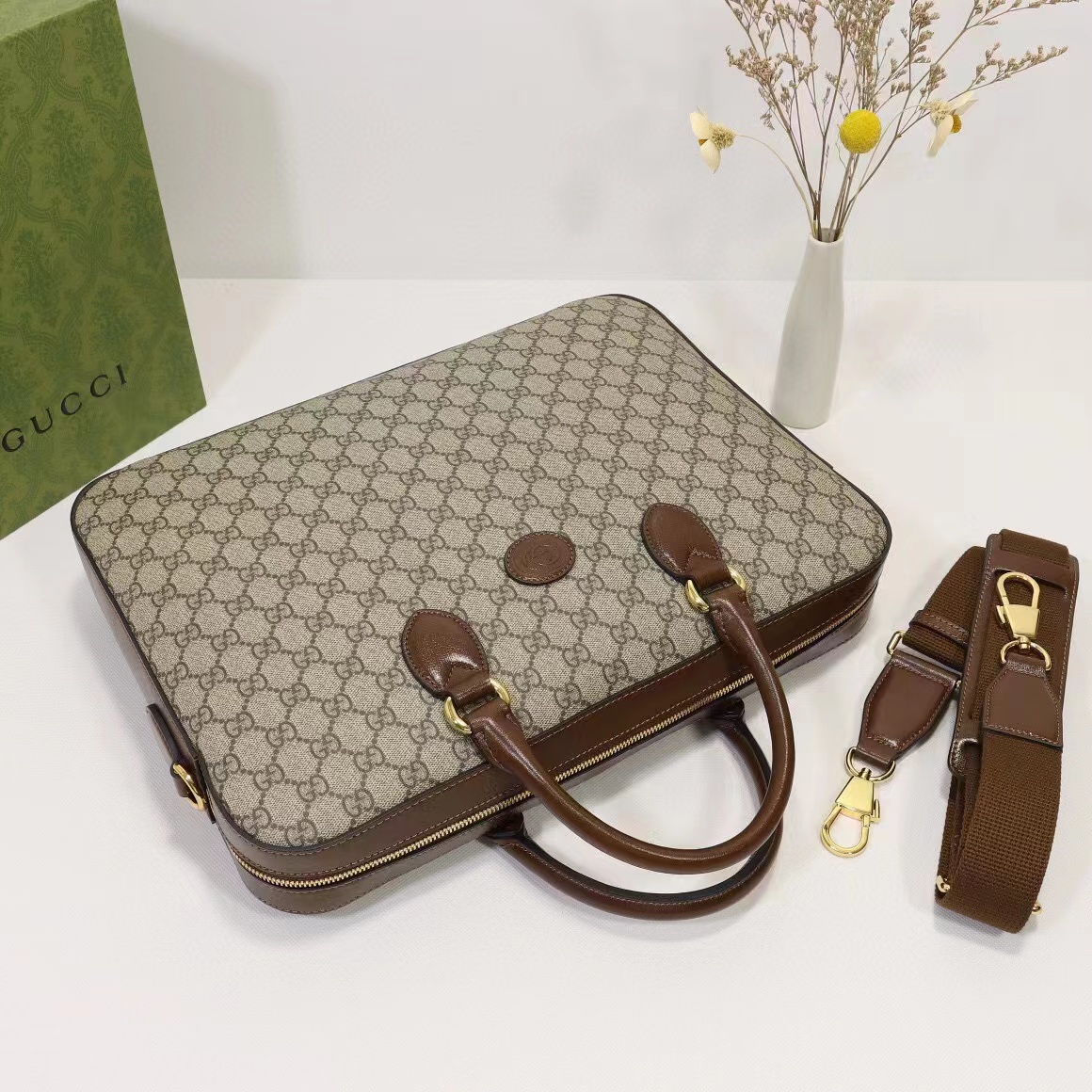  Gucci 구찌 인터로킹 GG 브리프케이스 서류가방 케이스