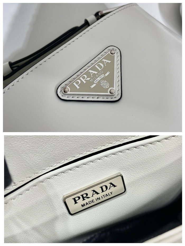 PRADA   프라다 브러시드 버킷백 미니 (2가지색상) 1BE059