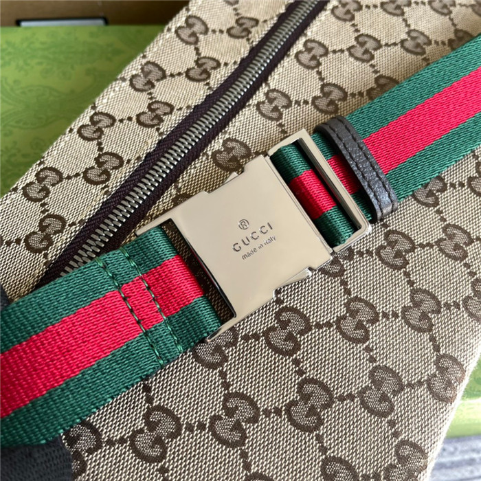 GUCCi  구찌 쟈가드 GG로고 투포켓 힙색