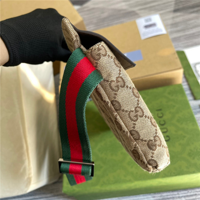 GUCCi  구찌 쟈가드 GG로고 투포켓 힙색