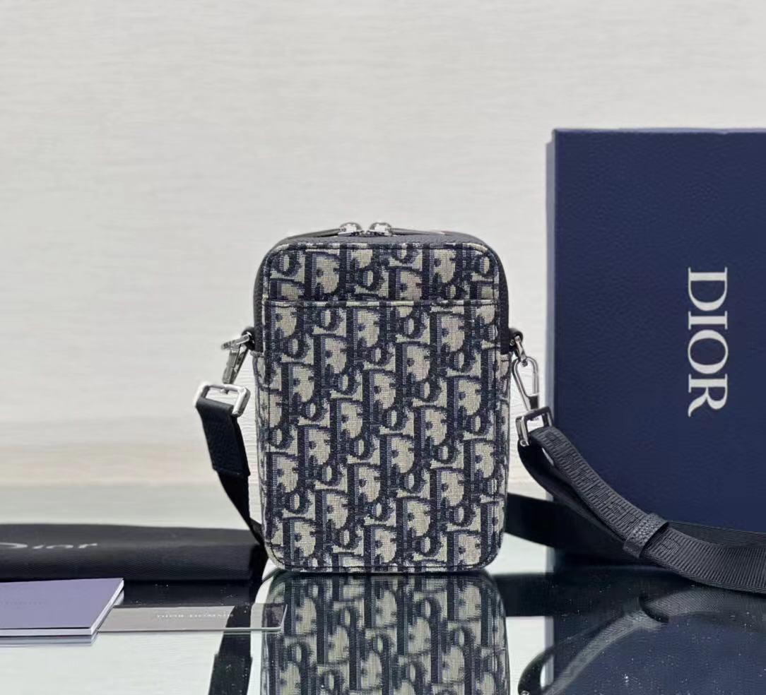 DIOR 디올 자카드 크로스백