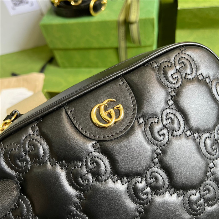 GUCCi  구찌 GG 마틀라세 레더 숄더백 702234